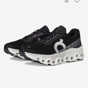 ON Running Cloudmonster 2 Running Shoe Black Frost Women’s 6.5